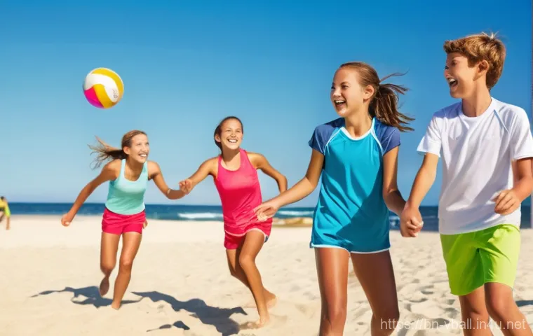 배구의 글로벌 영향 - **International Indoor Volleyball Match - Unity in Action:**
    "A dynamic, wide-angle shot capturi...