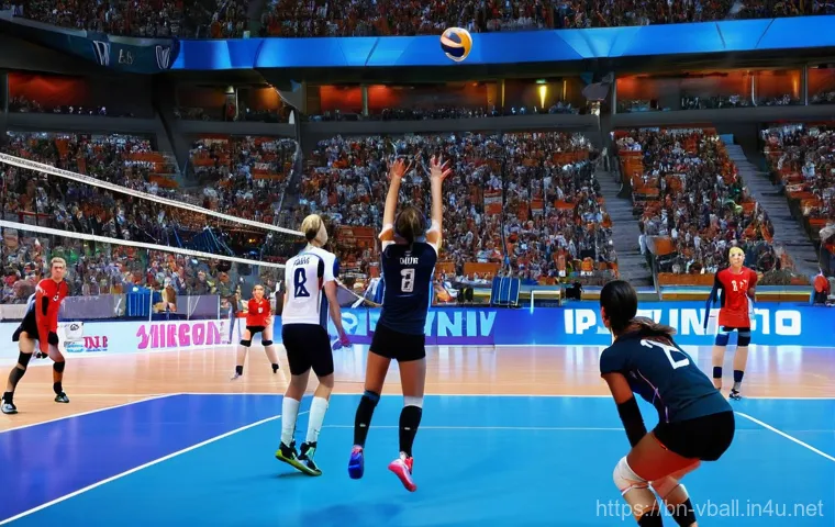 배구의 글로벌 영향 - **Joyful Youth Beach Volleyball - Sunny Teamwork:**
    "A bright and energetic photograph of a grou...