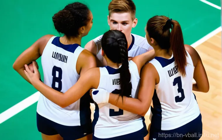 배구 심리 훈련 - **A female volleyball player deeply engrossed in visualization.** She is an athletic young woman in ...