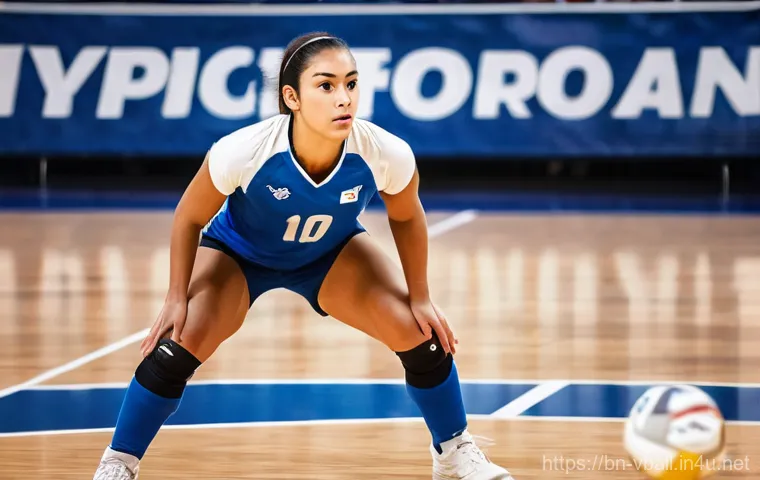 배구 경기력 향상 프로그램 - **Powerful Volleyball Spike with Precision and Focus:**
    "A female or male volleyball player in t...