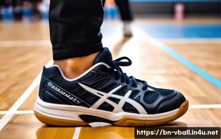 배구화 추천 - A detailed close-up image of a pair of high-quality volleyball shoes designed for Bengali players, s...